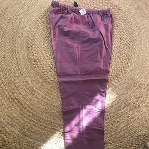 Mimi Maternity Silk Shantung Pants, M, NWT